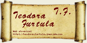 Teodora Furtula vizit kartica
